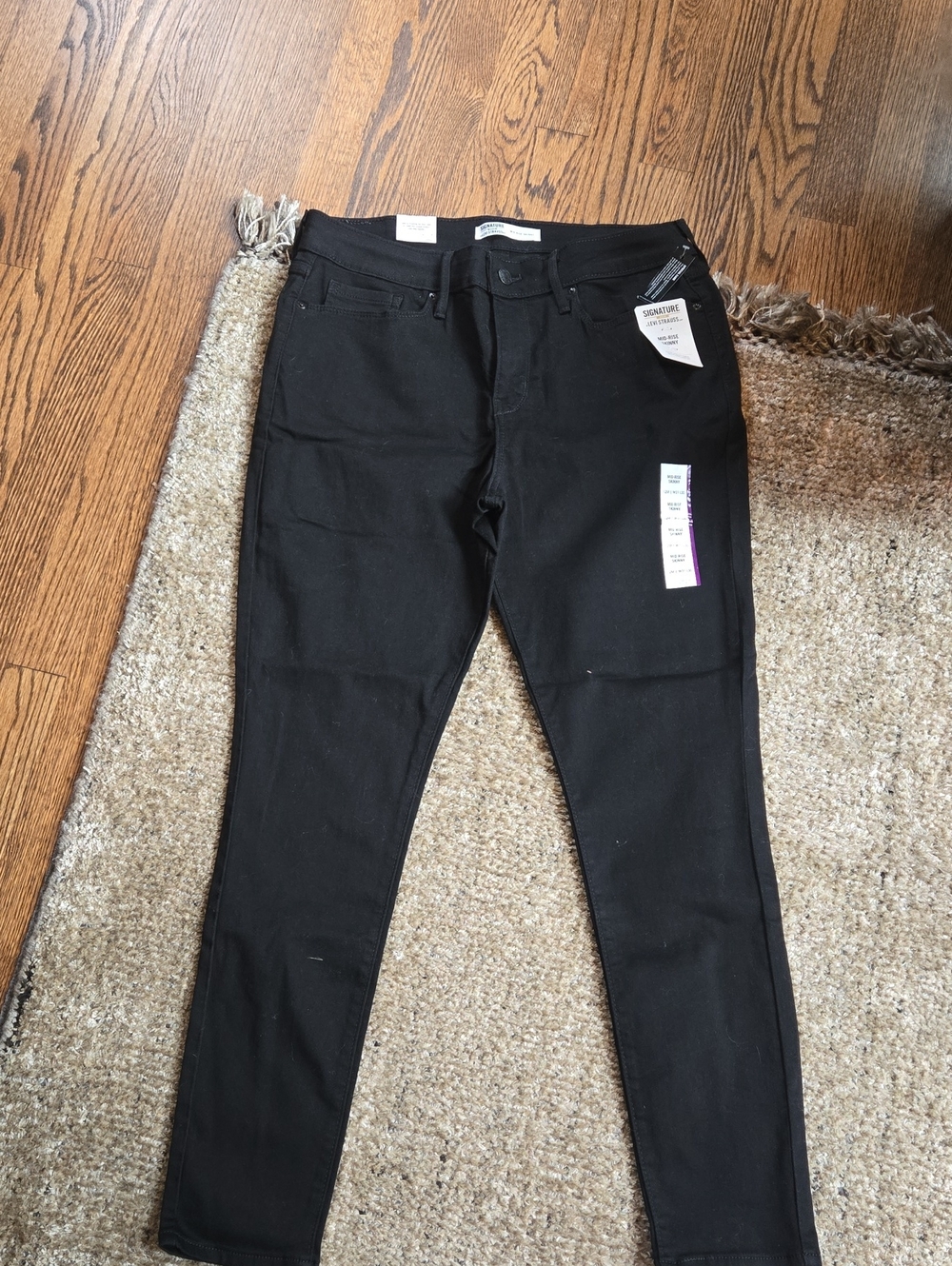 Signature by Levi Strauss Black Women's Skinny Jeans